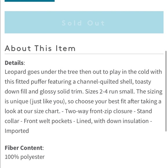 Seventy Venezia NWT Leopard Print Down Filled Jacket - Picture 9 of 16